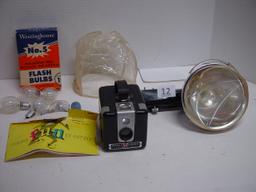 Brownie Hawkeye Flash Model Camera, w/instructions