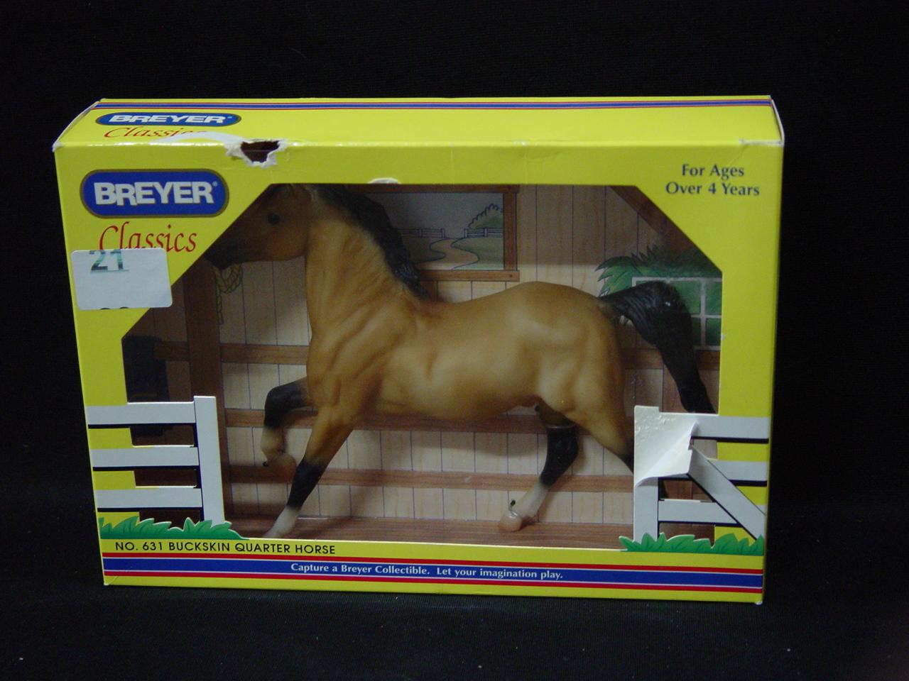 Breyer No. 631 Buckskin Quarter Horse, in original box