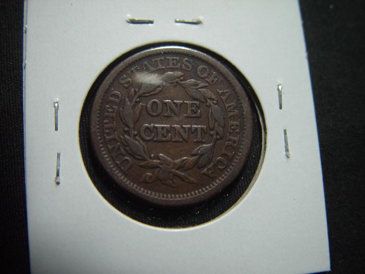 1845 Large Cent   VG