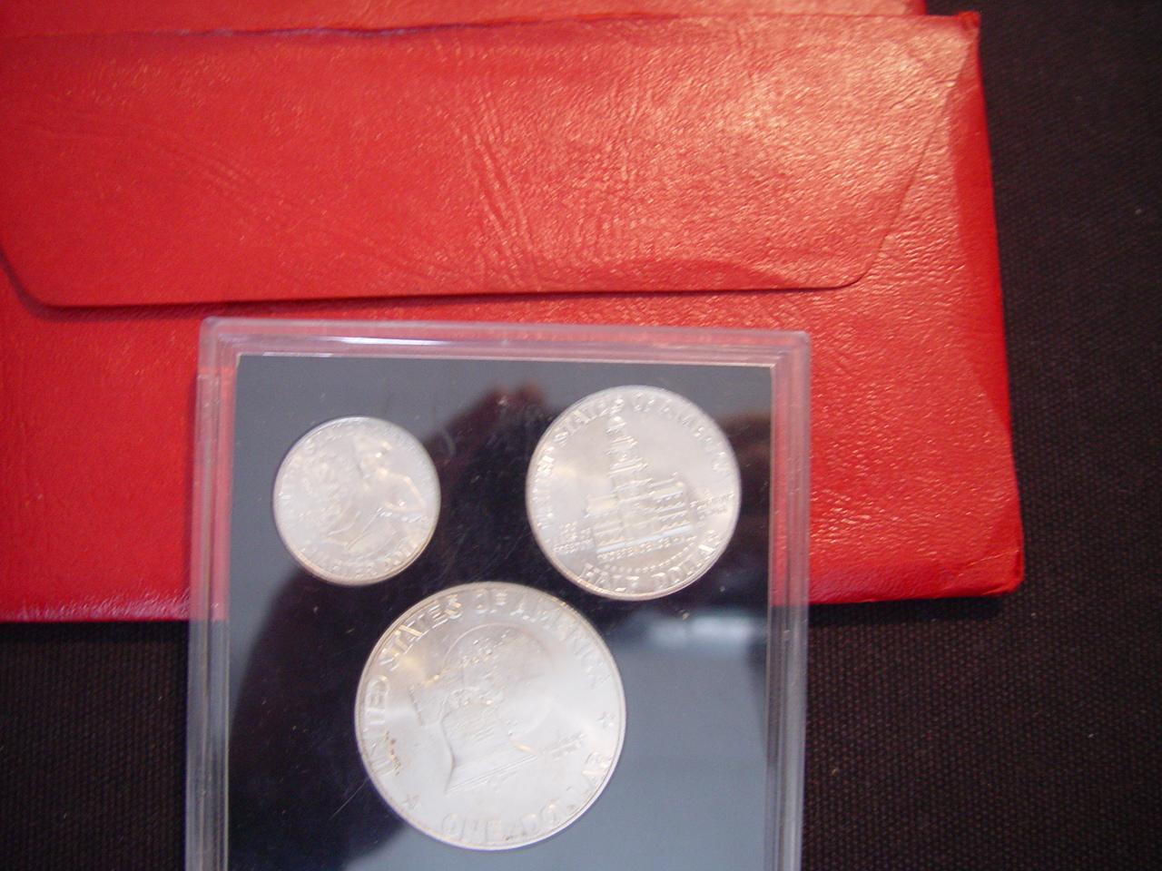 Three 1976 Bicentennial 3 Coin Silver Uncirculated Set