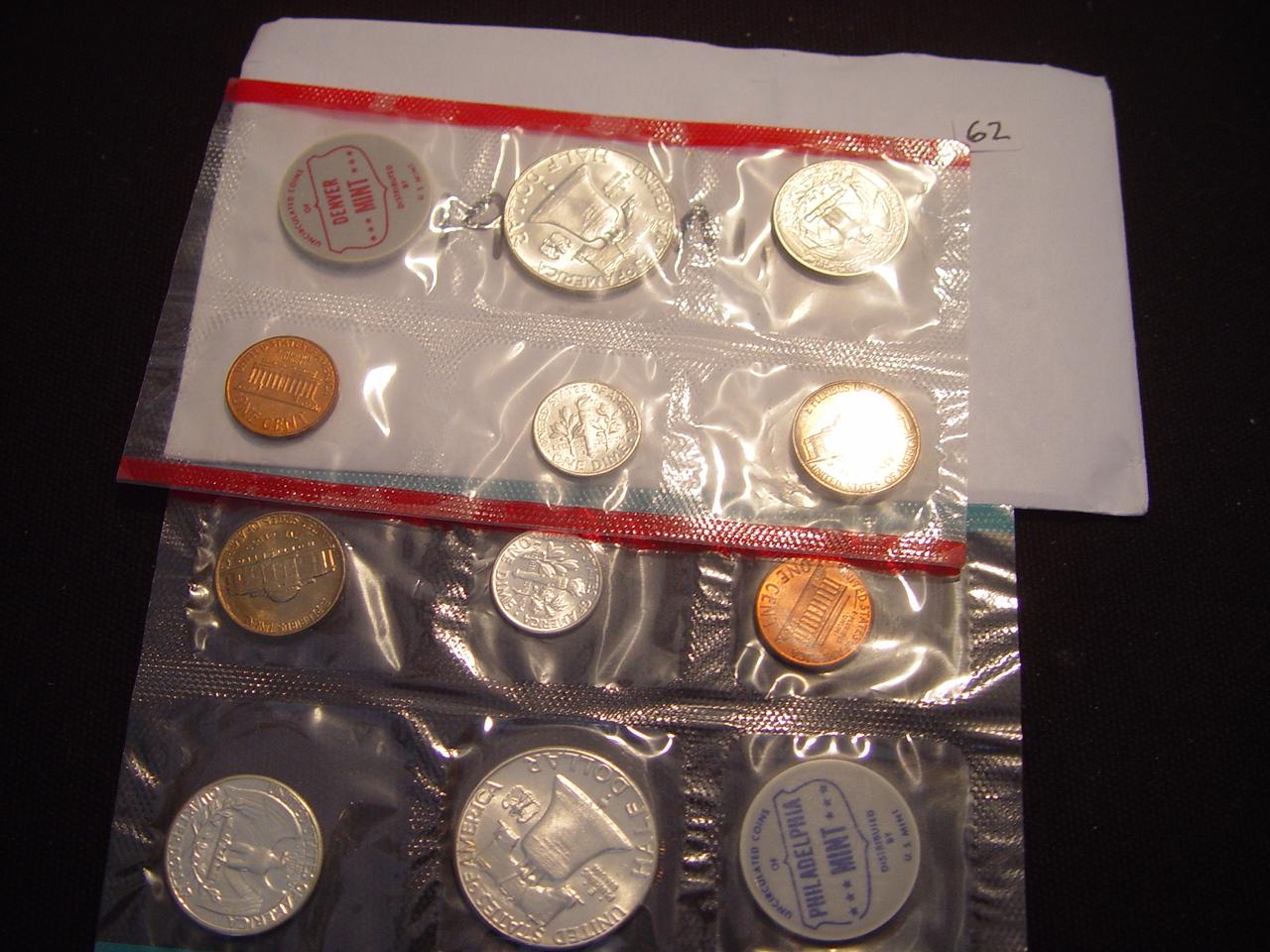 1963 Mint Set - Philadelphia & Denver - 10 Coins Total