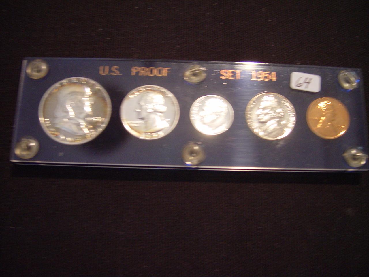 1954 Proof Set in Capital Plastic Holder