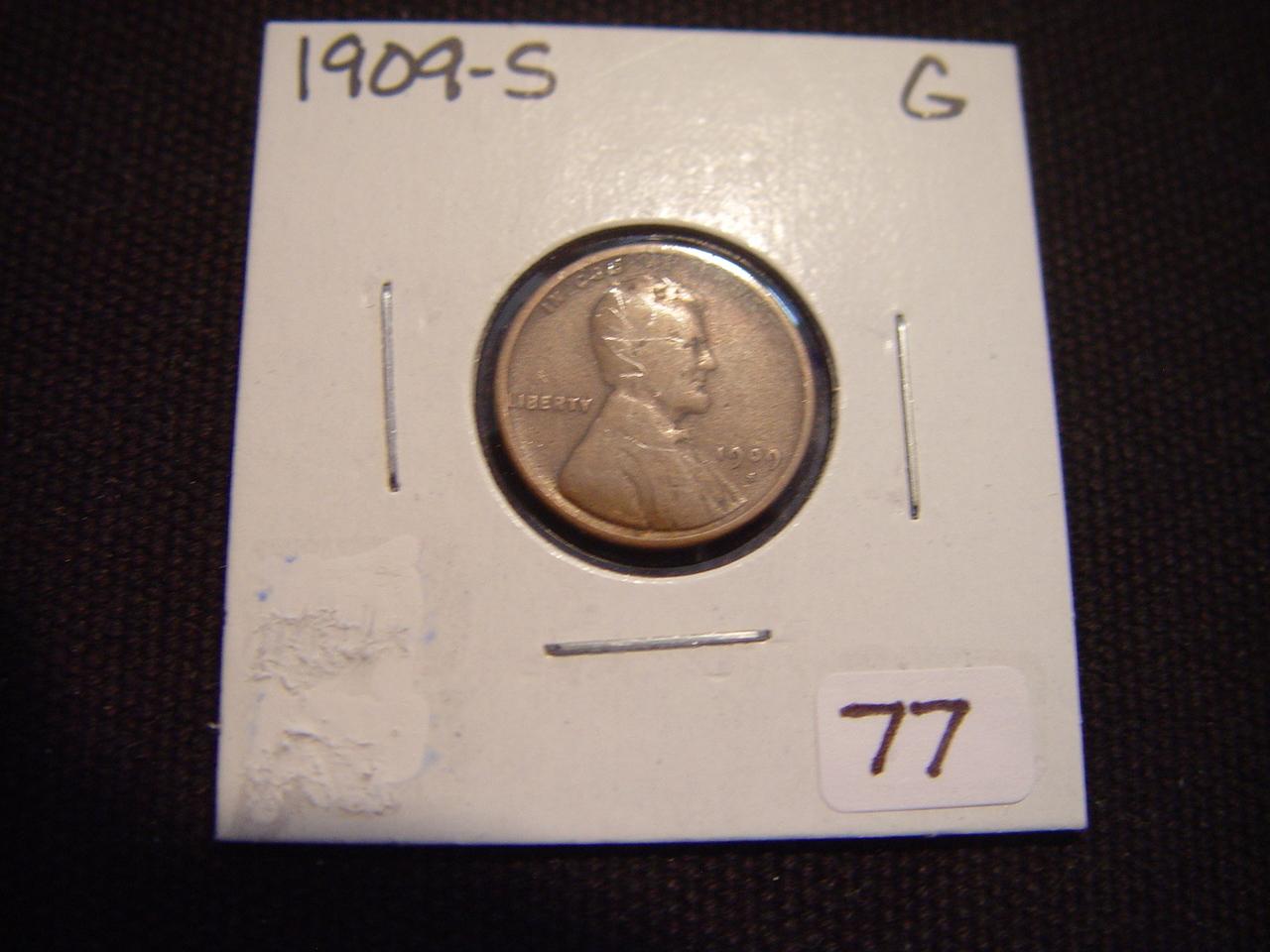 1909-S Lincoln Cent G