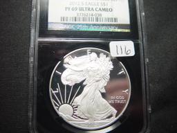 2012 Proof Silver Eagle  NGC PF69 Ultra Cameo