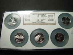 NGC PF70 Ultra Cameo Set of 2007 Statehood Quarters