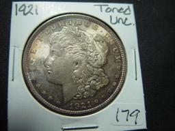 Toned 1921 Morgan   Unc.