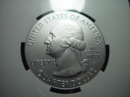 2013 White Mountain 5 Oz. Silver Early Release  NGC SP70