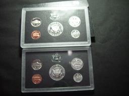 Two 1992  Silver Proof Sets