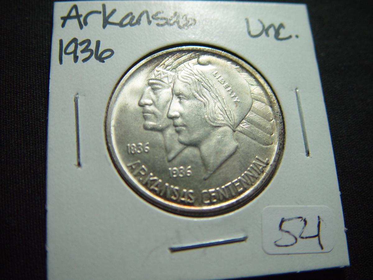 1936 Arkansas   Commem. Half   Unc.