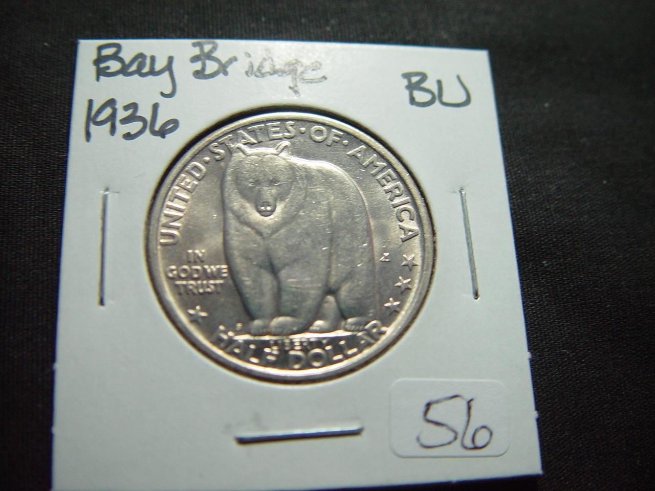 1936 Bay Bridge   Commem. Half   BU