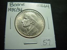 1935/34 Boone Commem. Half   BU+