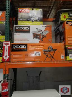 Ridgid and Ryobi