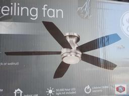 GE Treviso 52 in. Ceiling Fan brushed nickel LED