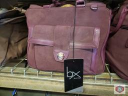 Bx Buxton padded laptop tote protects Laptop's up 13" . Colors brown an purple
