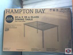 Hampton Bay dining table. qty 2.