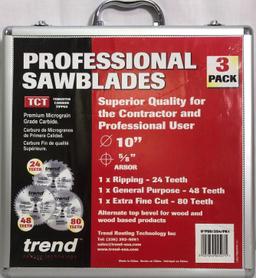 Trend 3 Pack 10" Professional Saw blades