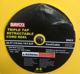 Bayco Retractable Cord Reel