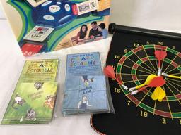 Game Lot: Ebay Auction Game, Magnetic Darts and (2) Puzzles