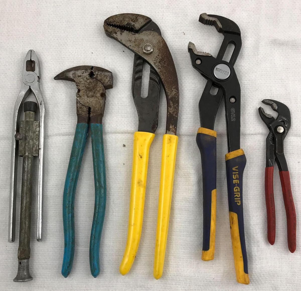 (5) Assorted Pliers