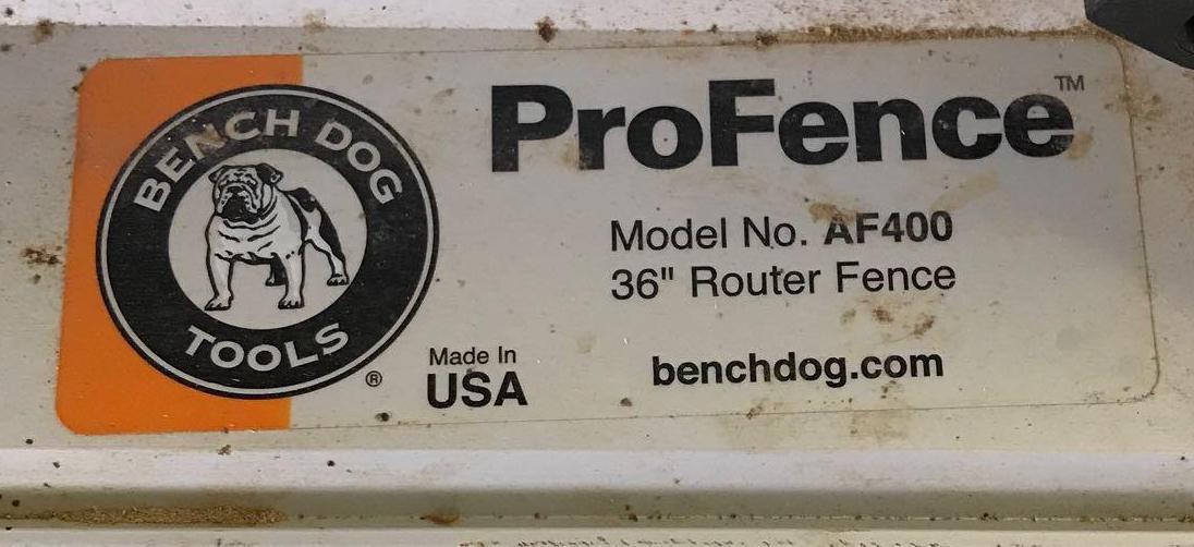 Bench Dog Router Table w/ Porter Cable Router