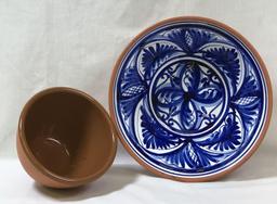 (2) Terra Cotta Bowls