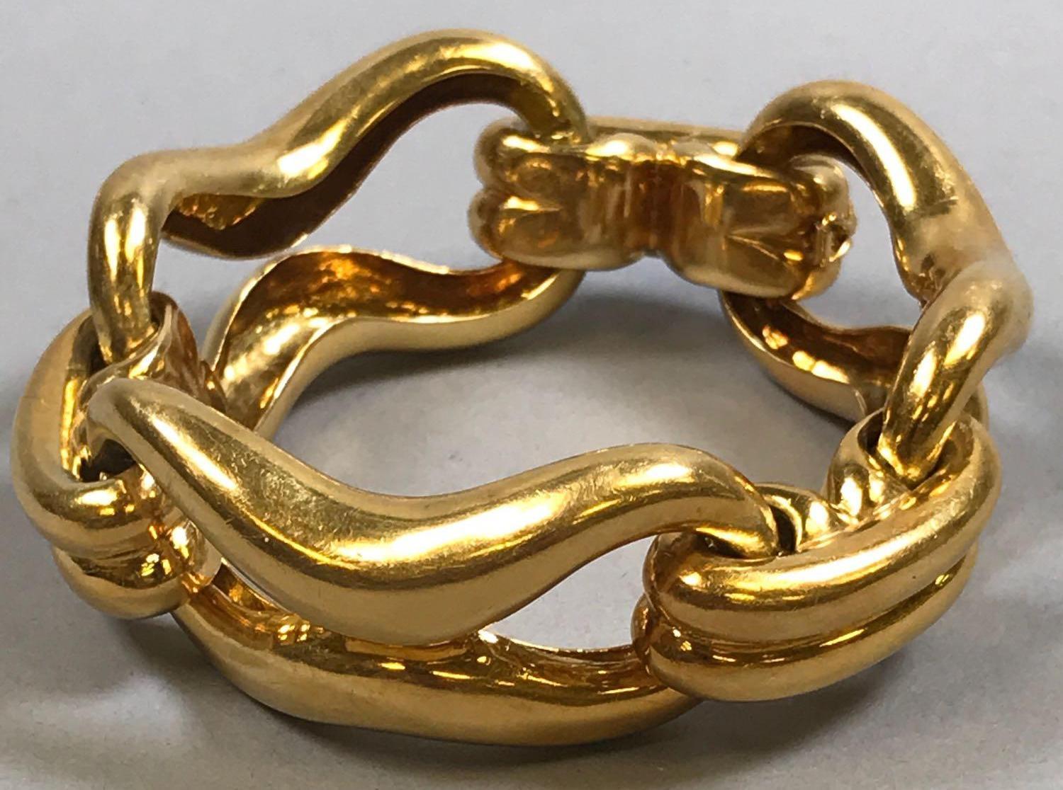 Large 18k Gold Bracelet