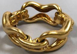 Large 18k Gold Bracelet