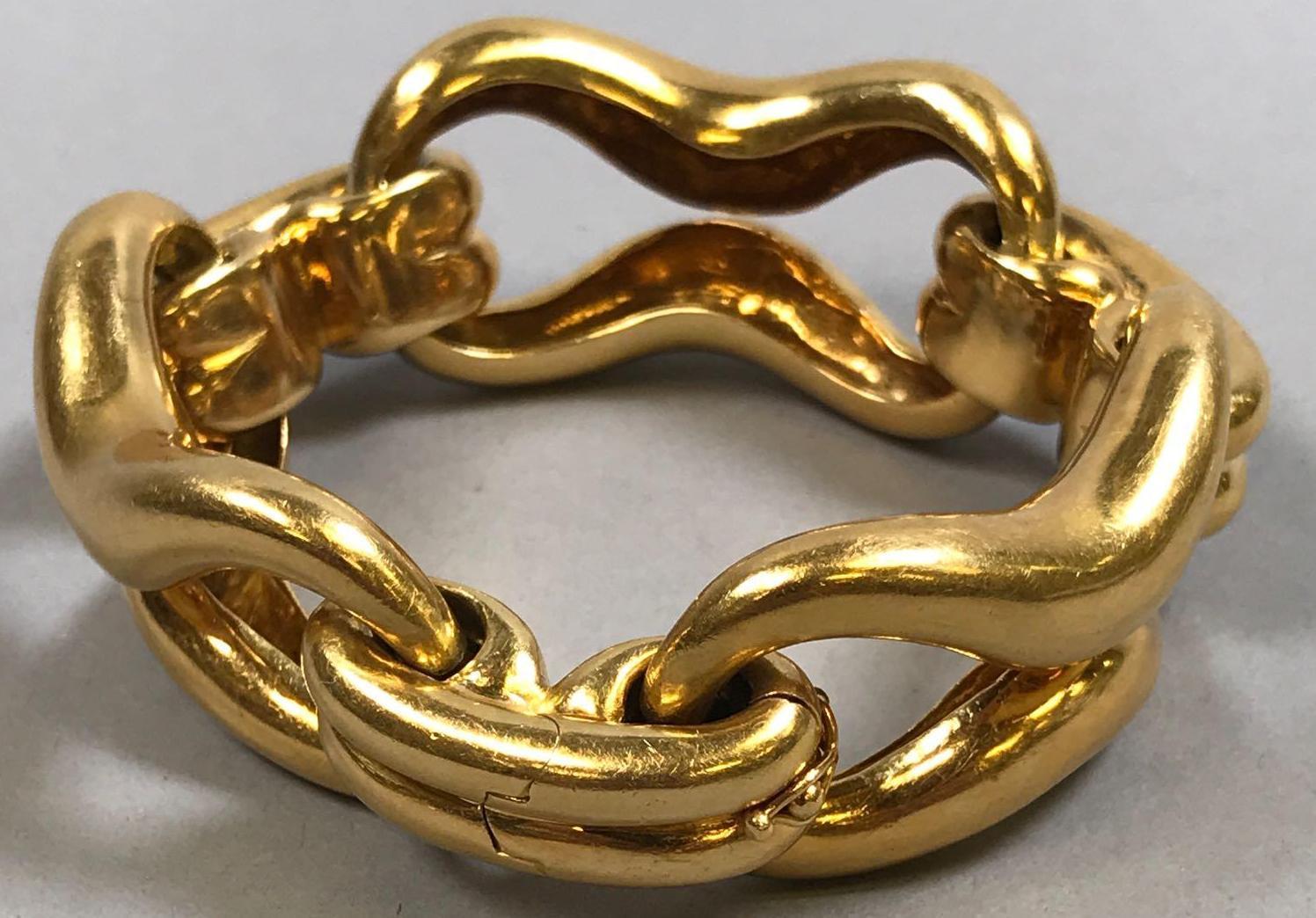 Large 18k Gold Bracelet