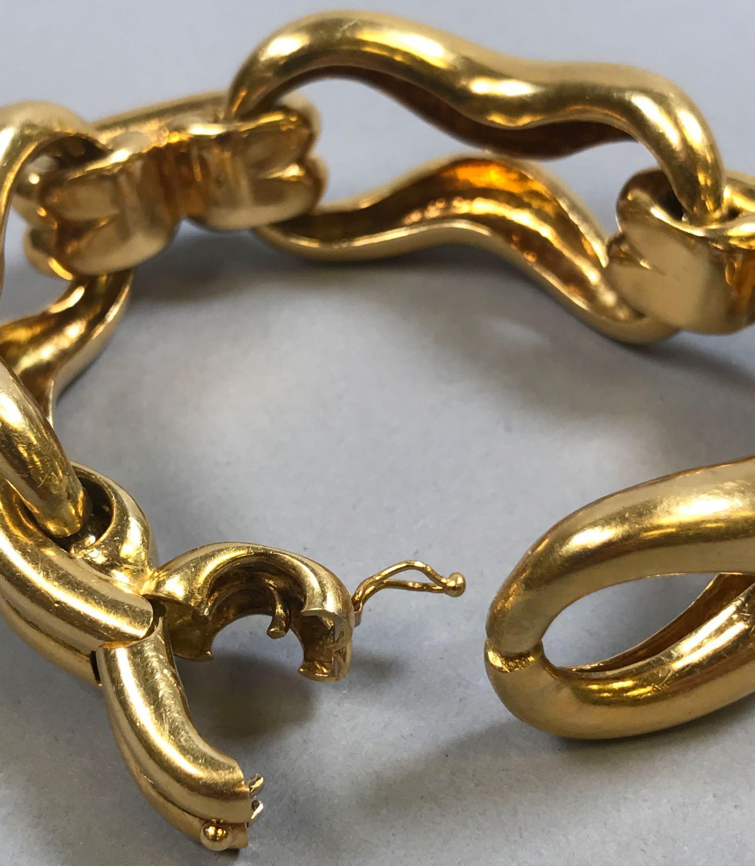 Large 18k Gold Bracelet