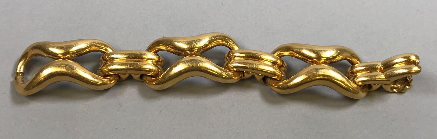 Large 18k Gold Bracelet