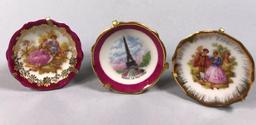 (5) Miniature Limoges Plates