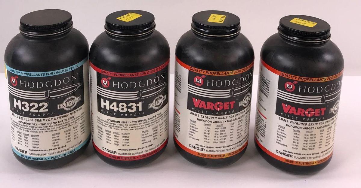 (4) Hodgdon Rifle Powder (LPO)