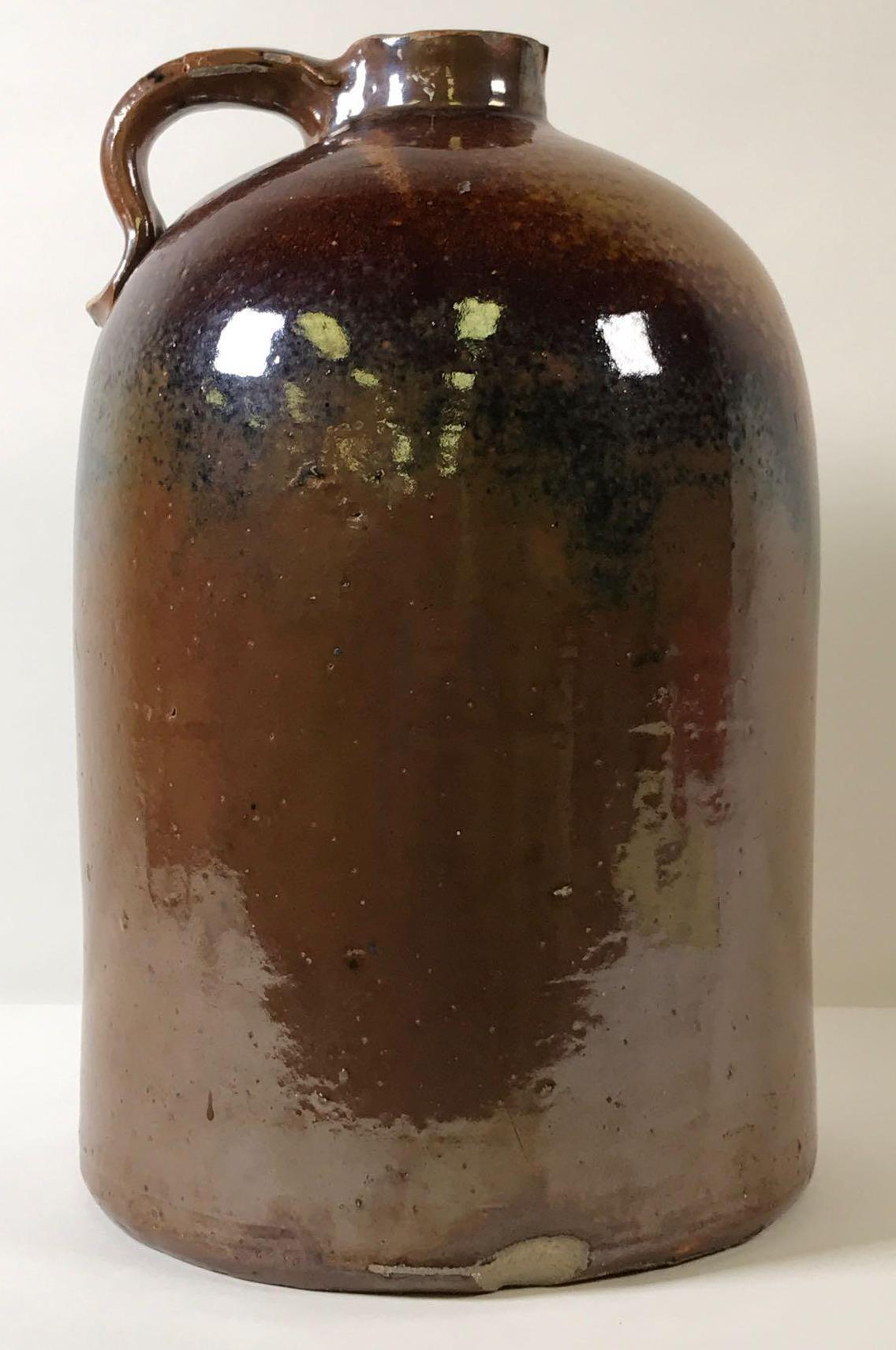 Vintage Brown Crock Jug