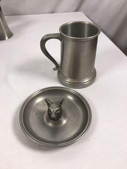 Assorted International Pewter Lot - 10 pieces