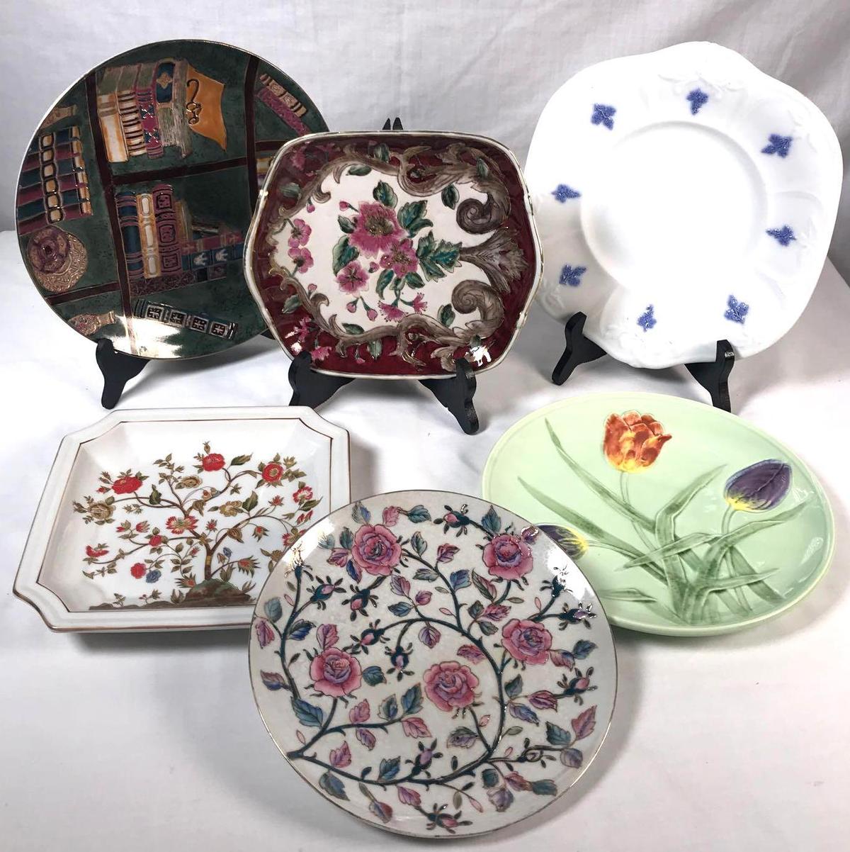 (6) Assorted Decorative Plates