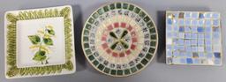 Assorted Smalls: Italian Plate, Tile Dishes, Figures and More