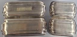 (2) Handled Divided Relish Trays by Bristol