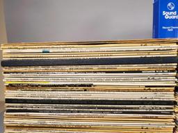 Large Assortment of 33rpm Records and assorted 45rpm Records (LPO)