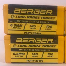 400 Berger 6.5mm Long Range Target Bullets