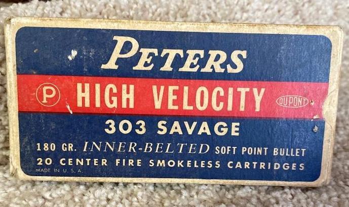 303 Savage Ammunition and Lee Die Set