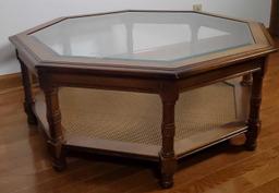 Octagon Table With Glass Top (LPO)