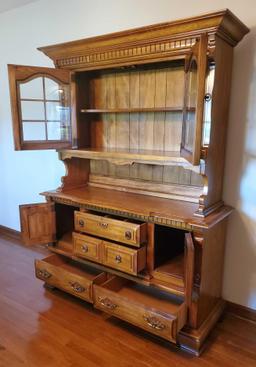 Wood China Hutch and Buffet (LPO)