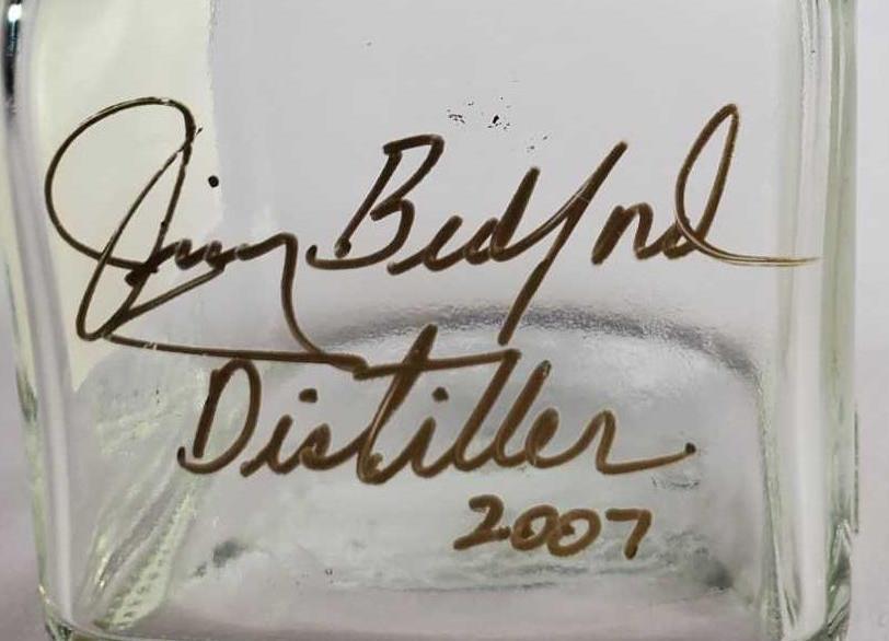 Jack Daniel's Single Barrel Bottle/Decanter Signed by Distiller Jimmy Bedford 2007