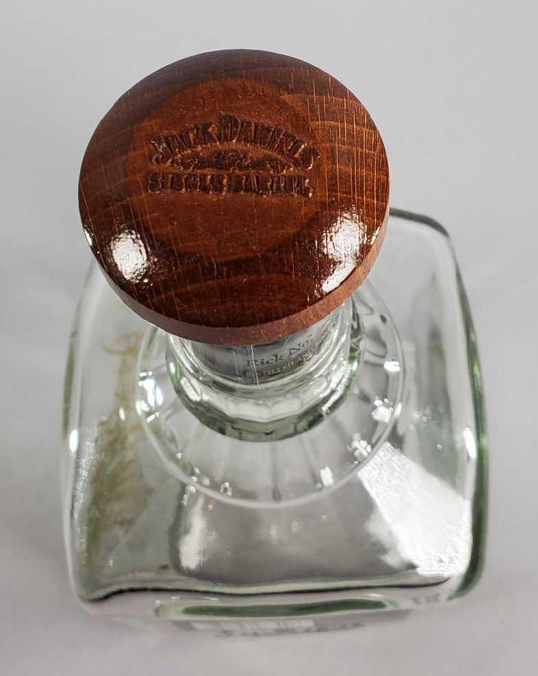 Jack Daniel's Single Barrel Bottle/Decanter Signed by Distiller Jimmy Bedford 2007