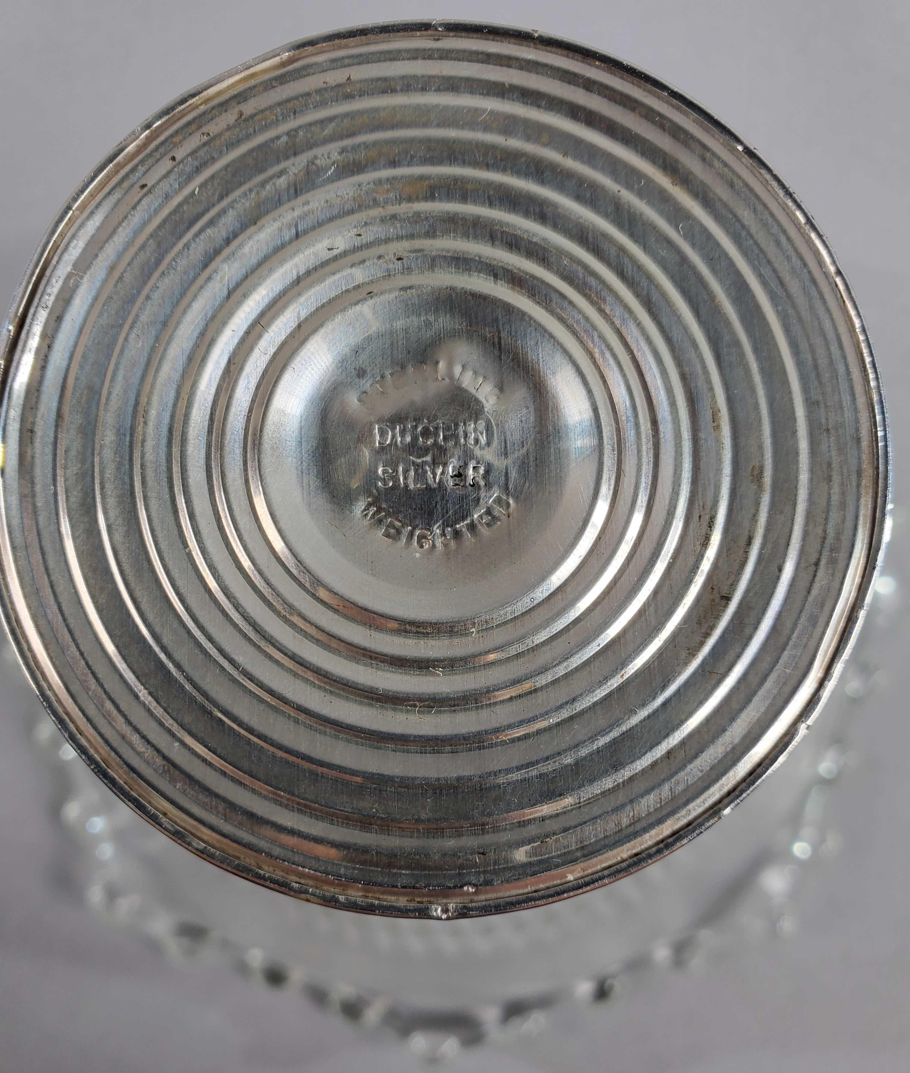 Assorted Sterling Silver: (2) pr. Candlesticks, (1) Footed Glass Bowl & (1) pr. Footed Salt & Pepper