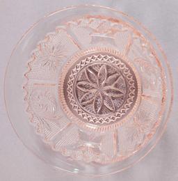 Assorted Pink Depression Glass Bowls