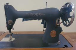 Singer Treadle Sewing Machine w/Cabinet (LPO)