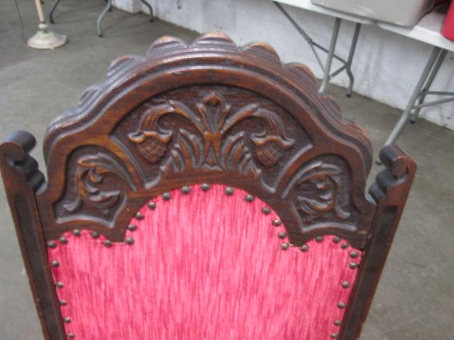 Vintage Ornate Carved Dining Room Suite