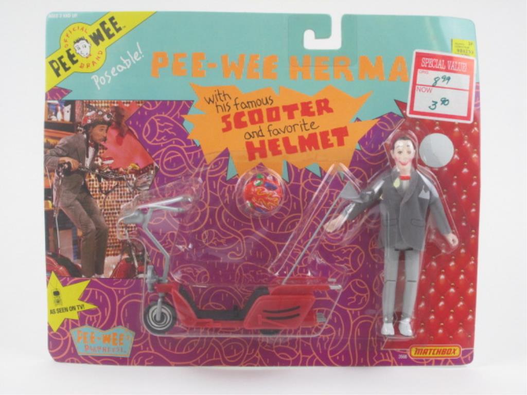 Pee-Wee Herman with Scooter & Helmet Figure
