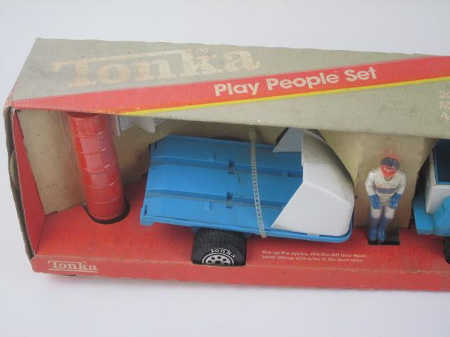 Vintage 1983 Tonka Play People Set MX Cycle Team